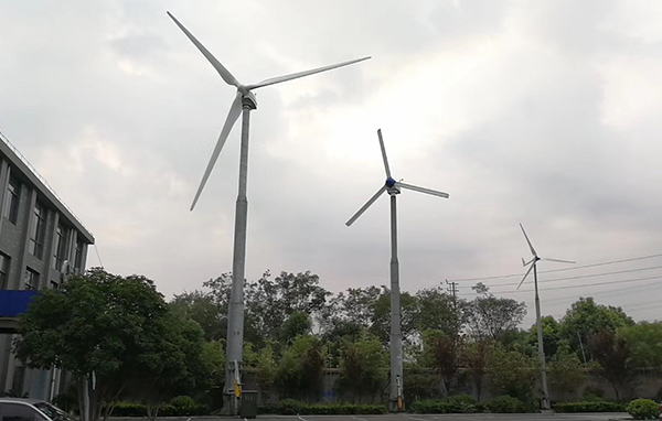 歐陸電氣50KW風(fēng)力發(fā)電機(jī)展示